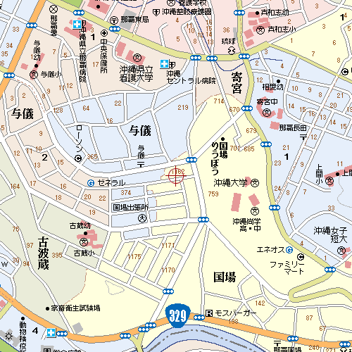 Map of where we are
